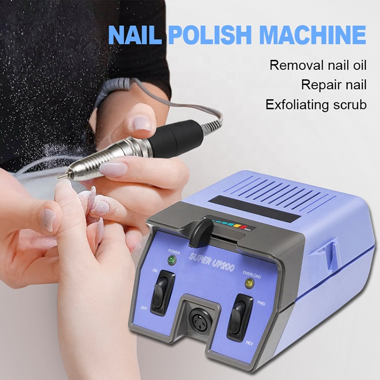Japan Micromotor Up200 Professional Portable Electric Nail Art Drill for Acrylic Gel