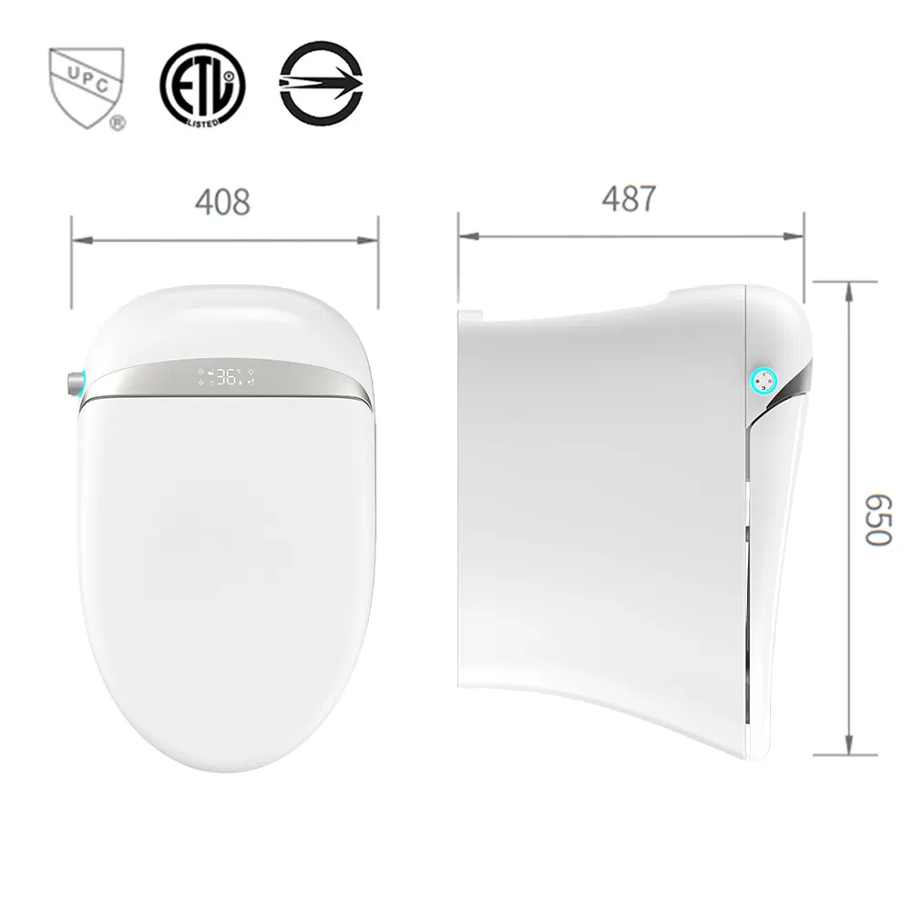 Modern Female Washing Flush Even Power off One Piece Smart Toilet