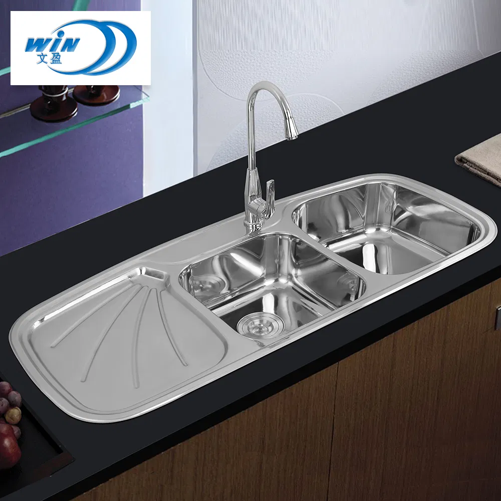 United America People Interest Kitchen Sink Cheap Price Stainless Steel Sink Kitchen Sink Size 1160*510mm