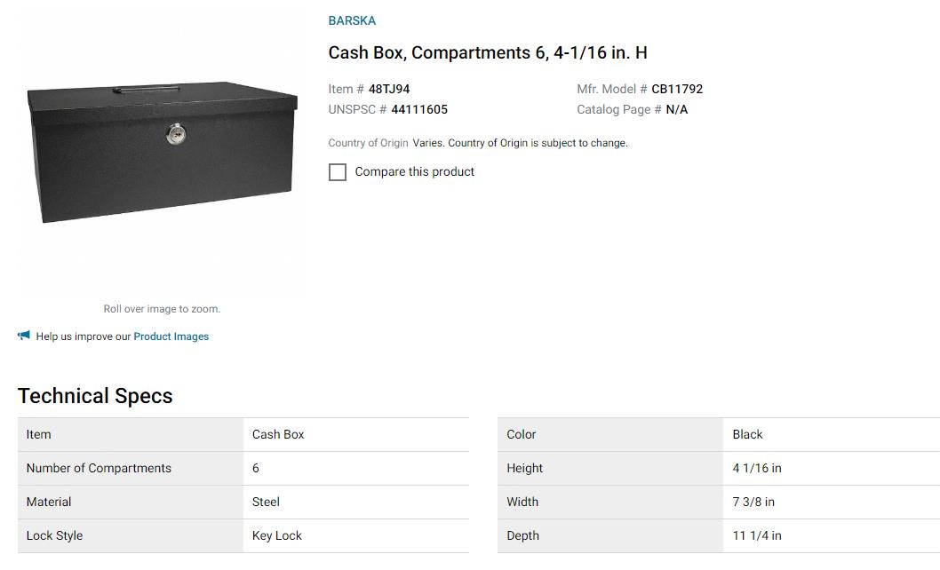 Portable Durable Fireproof Small Metal Safe Box Home Safety Document Safe with Key Lock Made of Steel