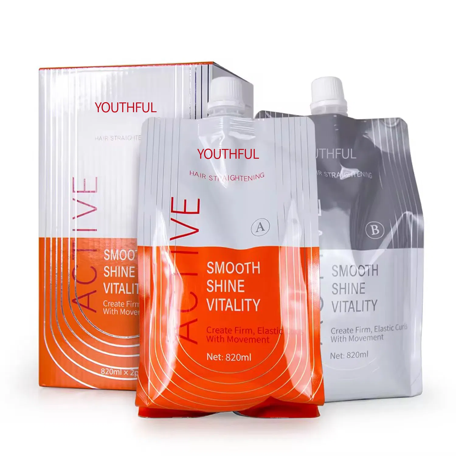 Salon Hair Rebonding Professional Hair Straightening Cream