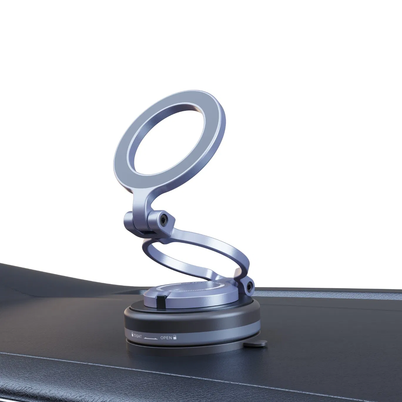 New Launched Zinc Alloy Vacuum Adsorption Mobile Phone Holder Quality Car Navigation Vacuum Magnet Suction Phone Mount