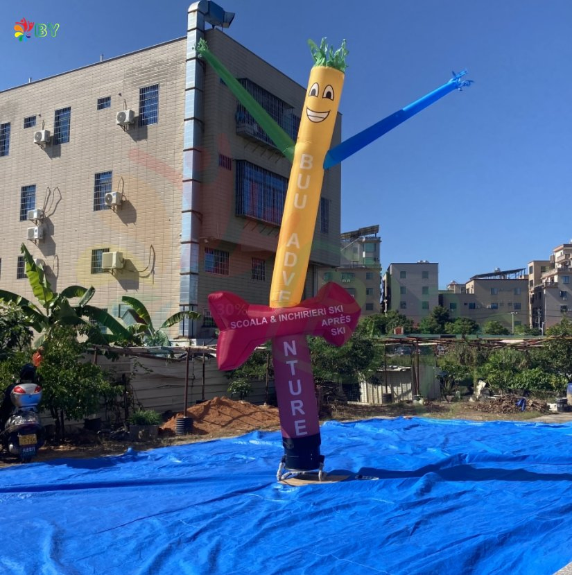 Boyan Promotion Advertising Oxford Outdoor Inflatable Sky Dancer Waving Model for Hotel