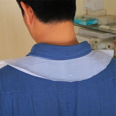 Biodegradable Apron with Sleeveless Disposable Protective Plastic Apron