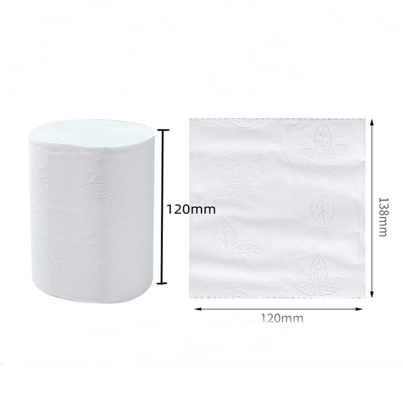 Virgin Wood Pulp Toilet Paper Coreless Roll Pack for Bathroom Use