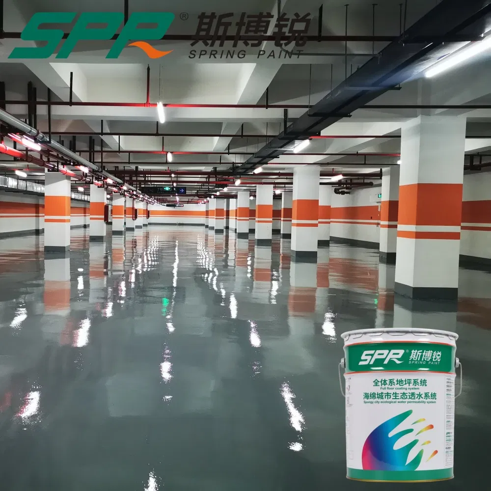 Stain-Resistance Epoxy Resin Flat Coating Floor for Printing Factories