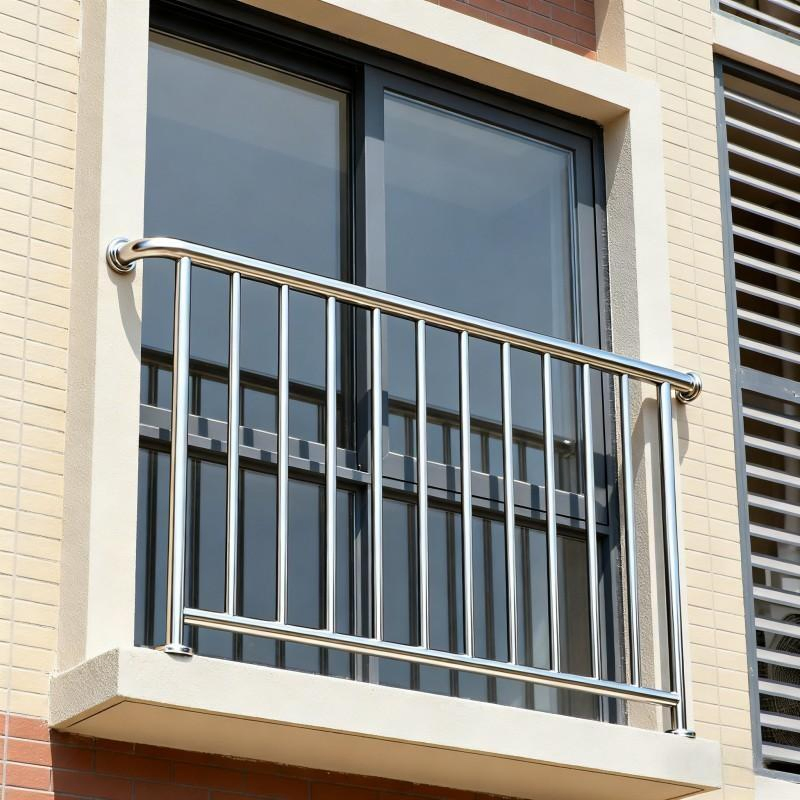 Anti Slip Stainless Steel Fence Railing Indoor Staircase Safety Bar