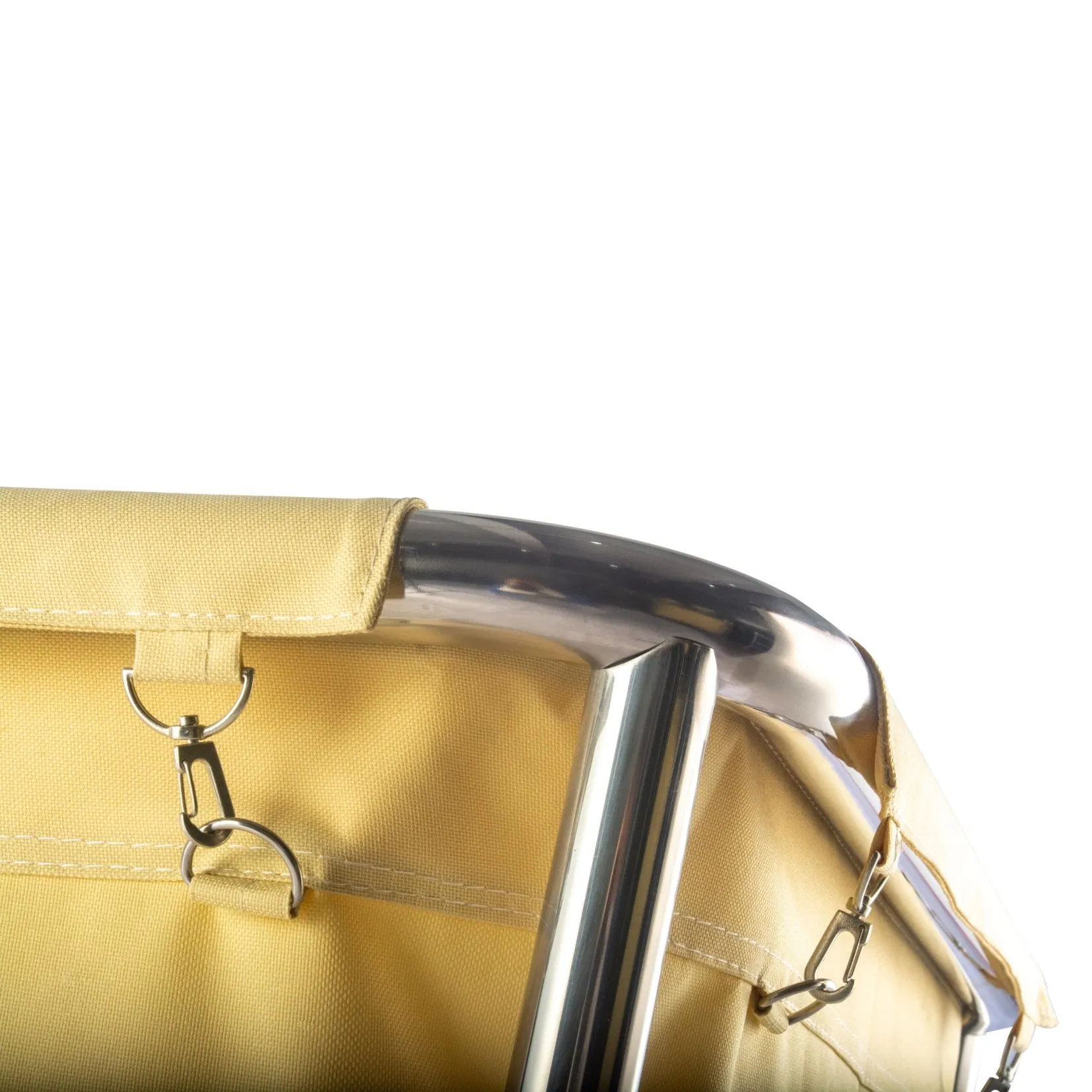 Heavy Duty Laundry Cart with Wheels and Removable Canvas Bag