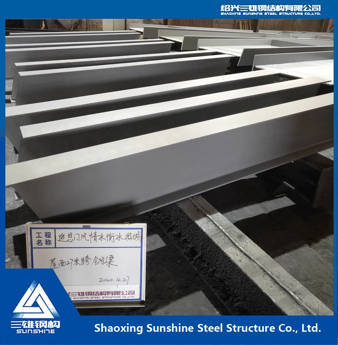 27 Meters Long Span Roofing Galvanized Steel Beam of Style Street