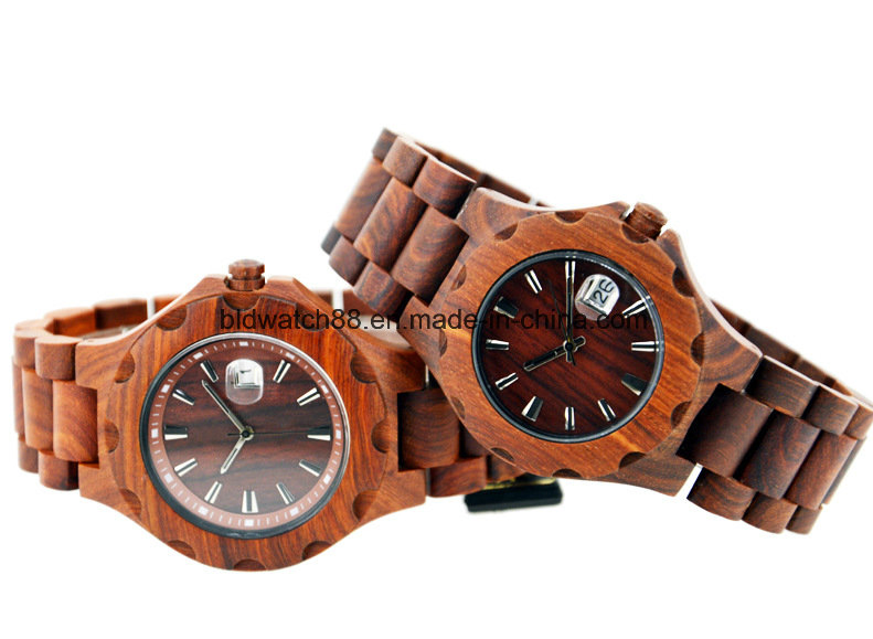 Custom Made Fashion Pair Wooden Watches for Lover