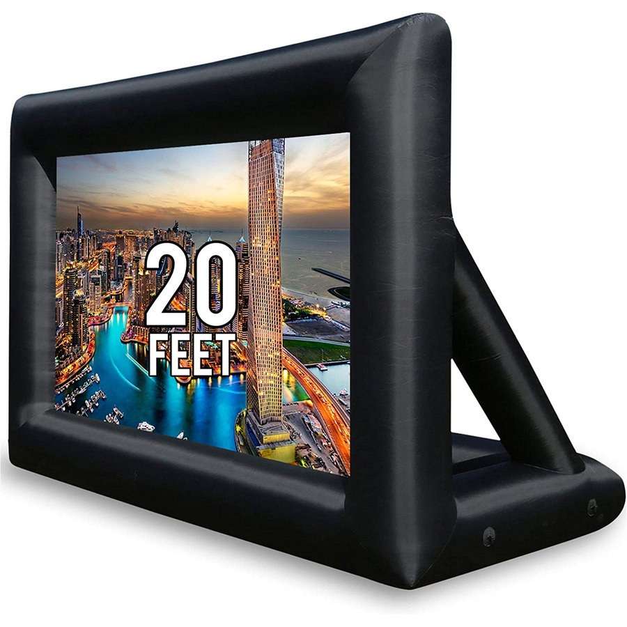 Quick Inflation and Deflation Projection Screen with Inflatable