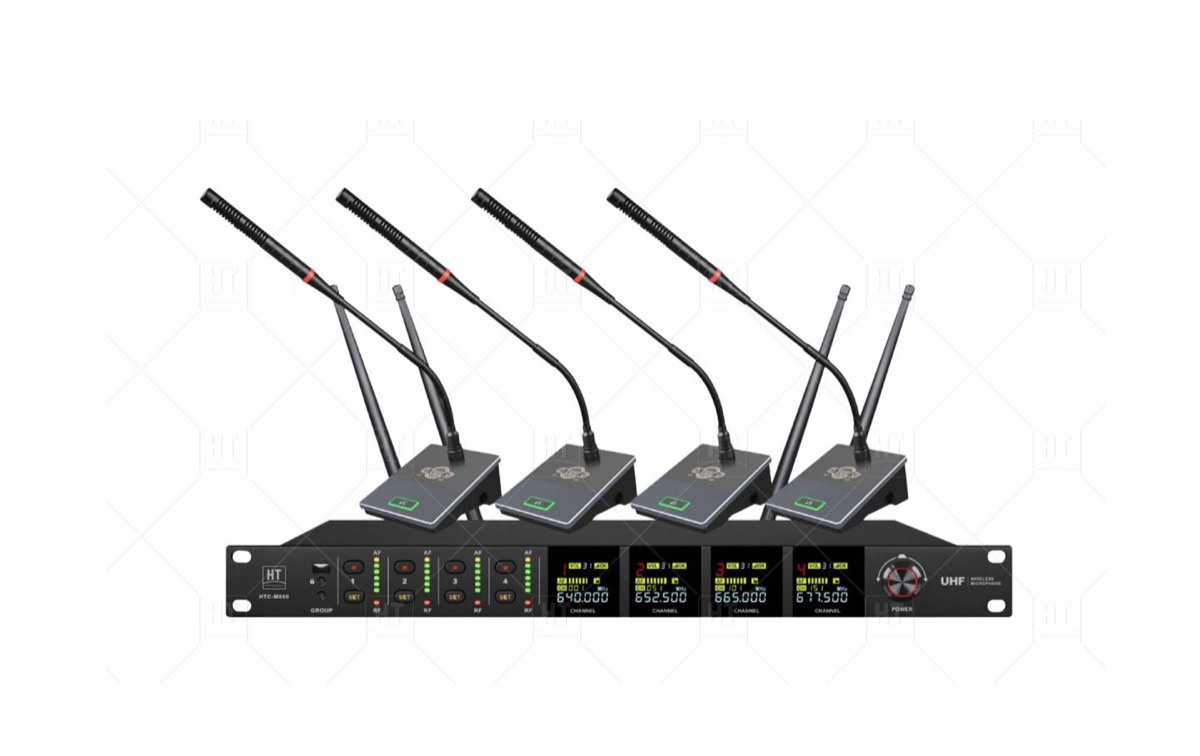 Wireless Microphone (one to four gooseneck)