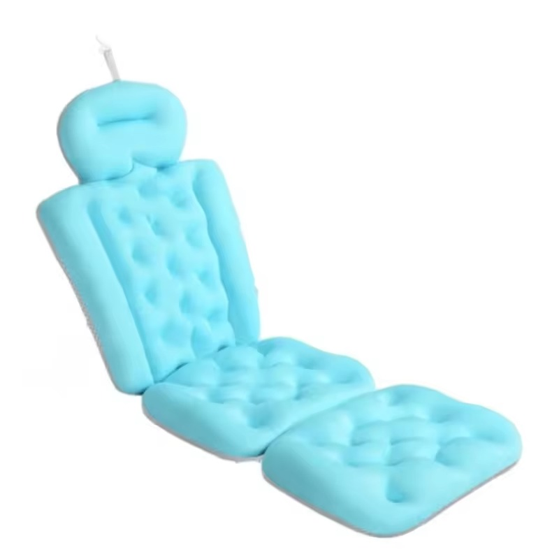 Promotional High Satisfaction Soft Non-Slip Suction Cups Full Body Bath Pillow