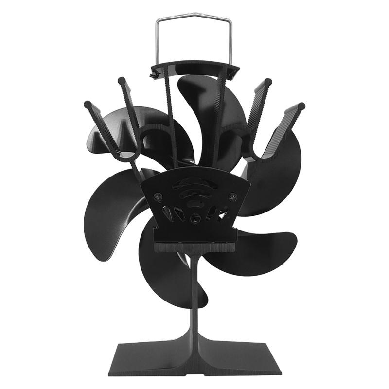 Hot Selling Oscillating Low Noise Stove Fan for Fireplace with 5 Blade for Indoor & Camping in Stock