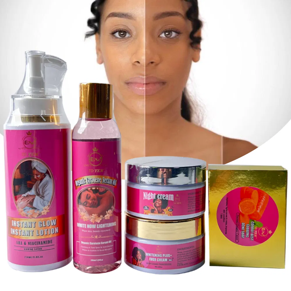 OEM/ODM Carotene Beauty Whitening Body Facial Treatment Set Vitamin C Vitamin E Skincare Set