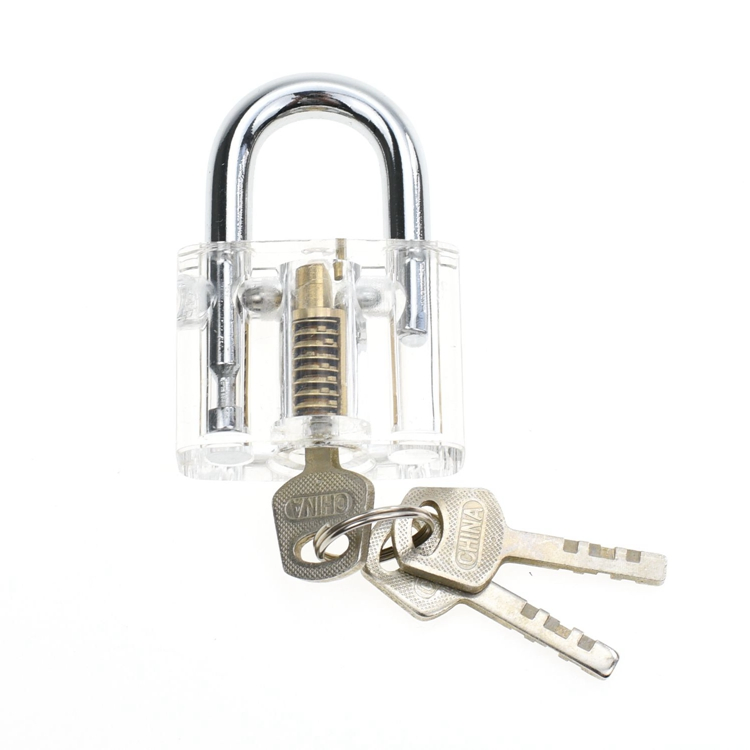 Pick Cutaway Padlock Lock for Locksmith Practice Training Skill Set Top Quality (YH9140)