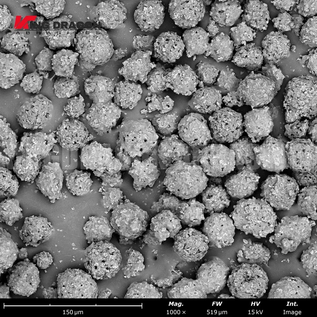 Polygonal Agglomerated Diamond Powder for Polishing Solution Polishing Paper