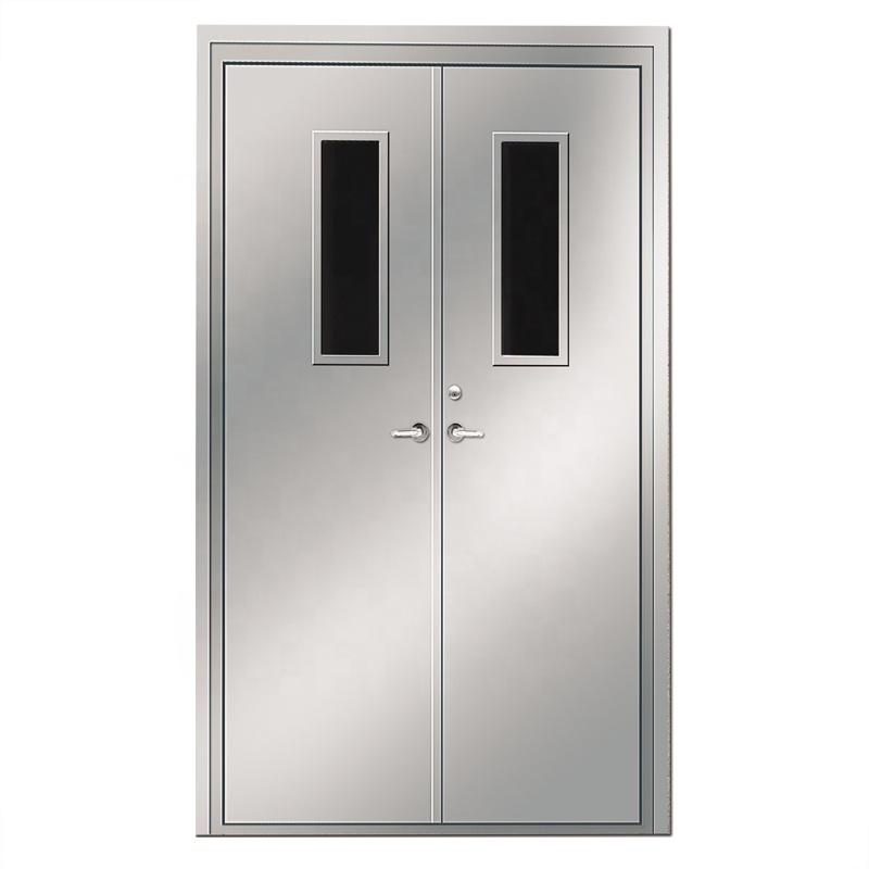 Smoke Prevention Exit Fire Doors Safety Fire Rated Steel Doors with Panic Device