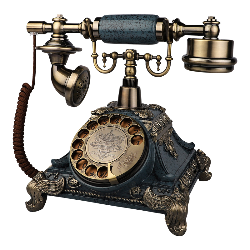 Retro Decor Old Fashion Corded Guestbook Vintage Antique Classical Telephones