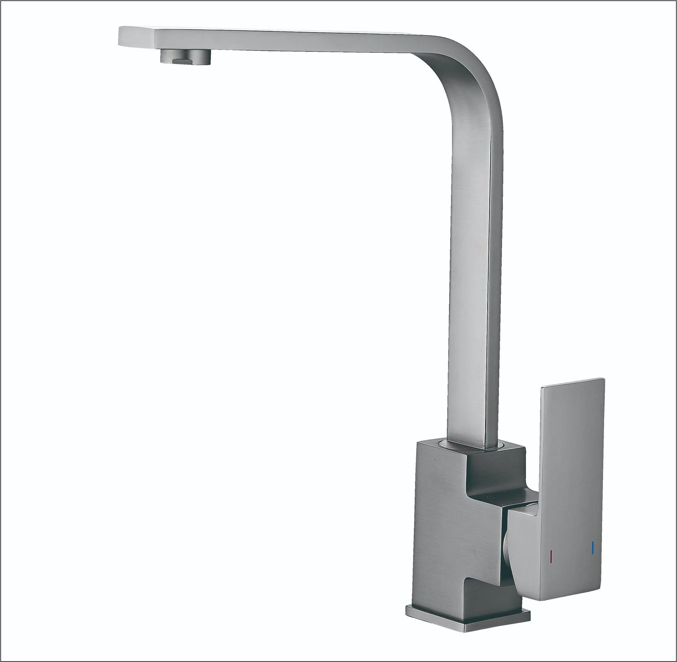 Matte Black Deck Mounted Brass Sink Mixer High Quality Kitchen Faucet7332332b