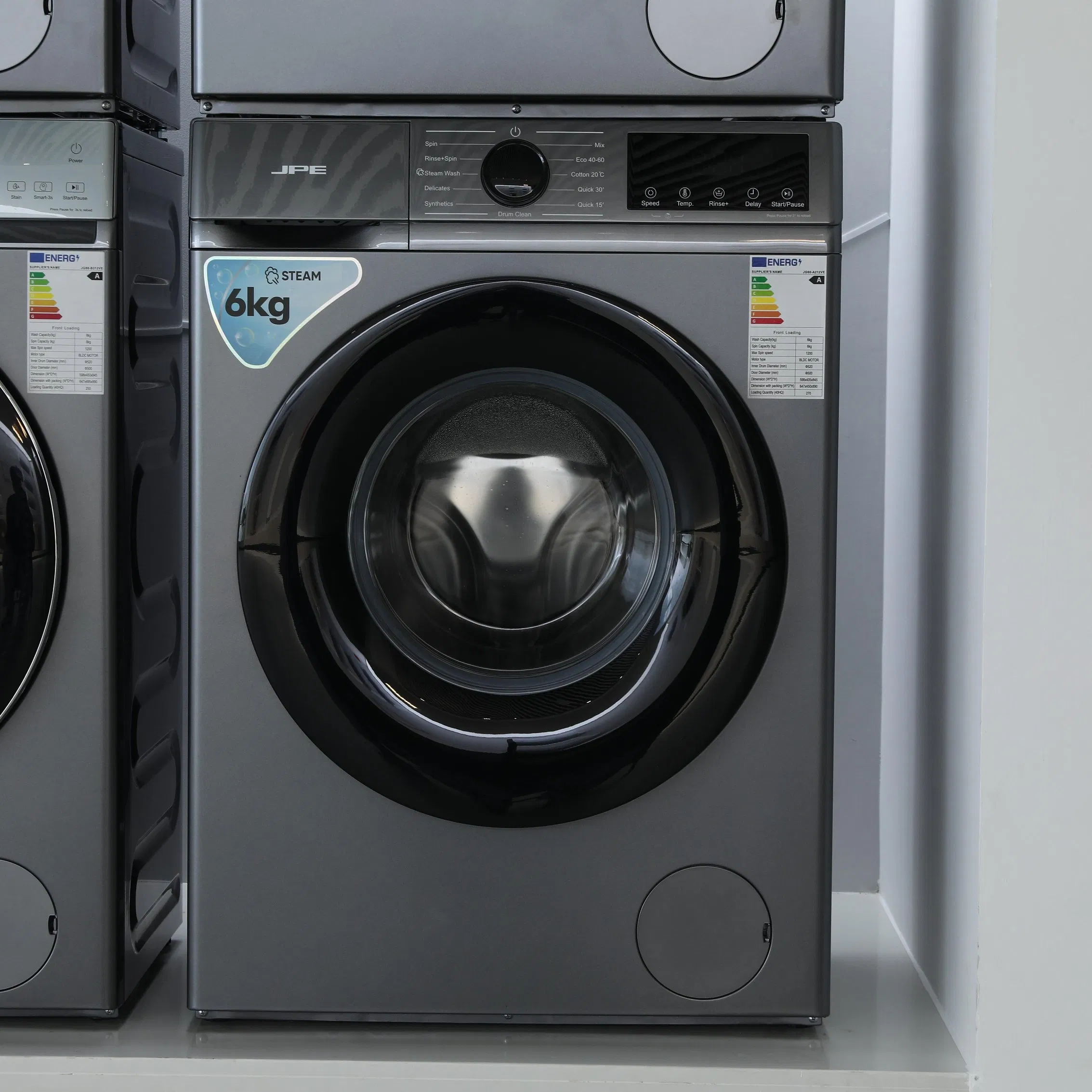 12kg High Capacity Stainless Steel Automatic Drum Washing Machine