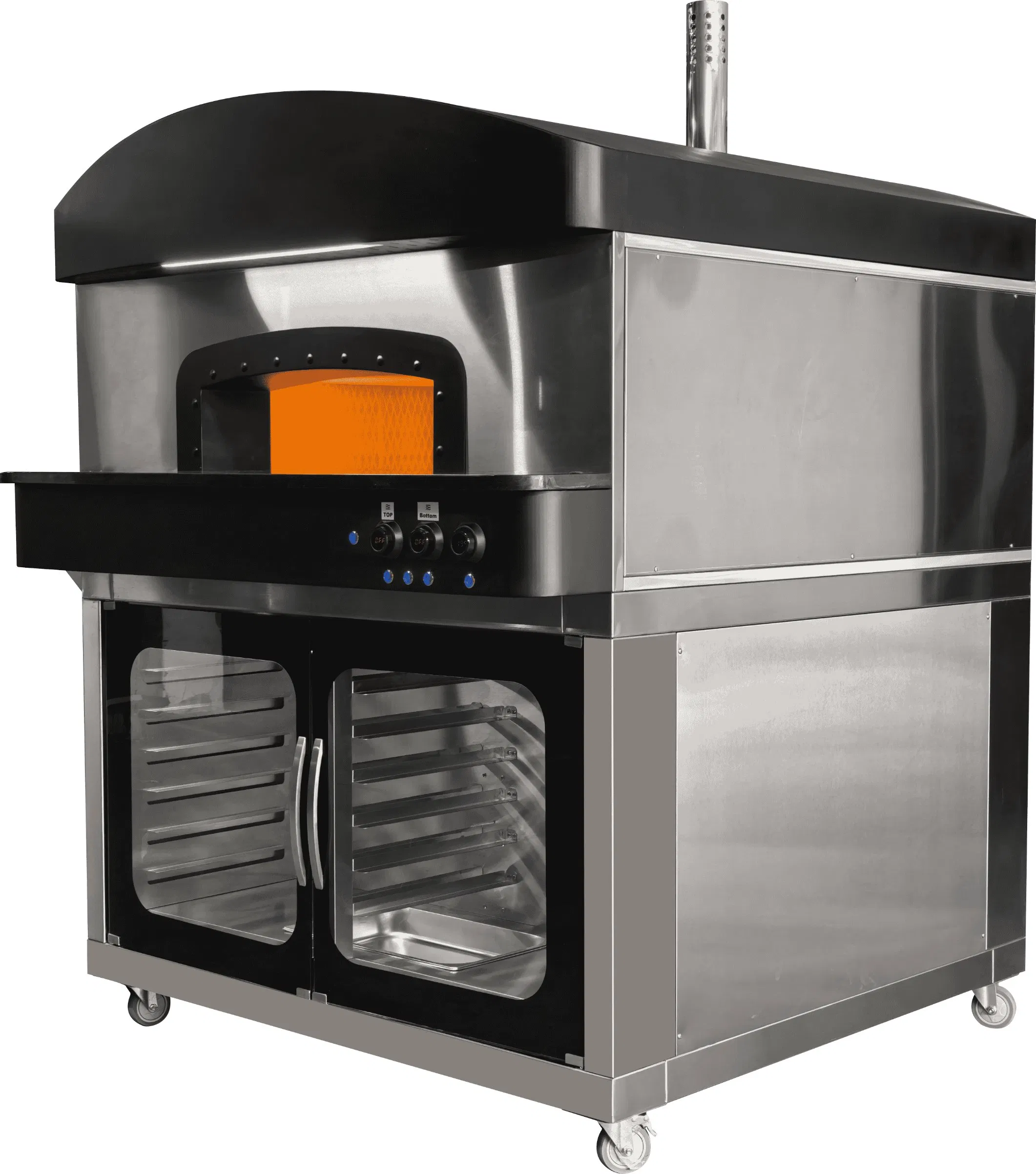 6g Commercial Electric Pizza Oven for Bakery, Restaurant, Kitchen, and Food Baking Use