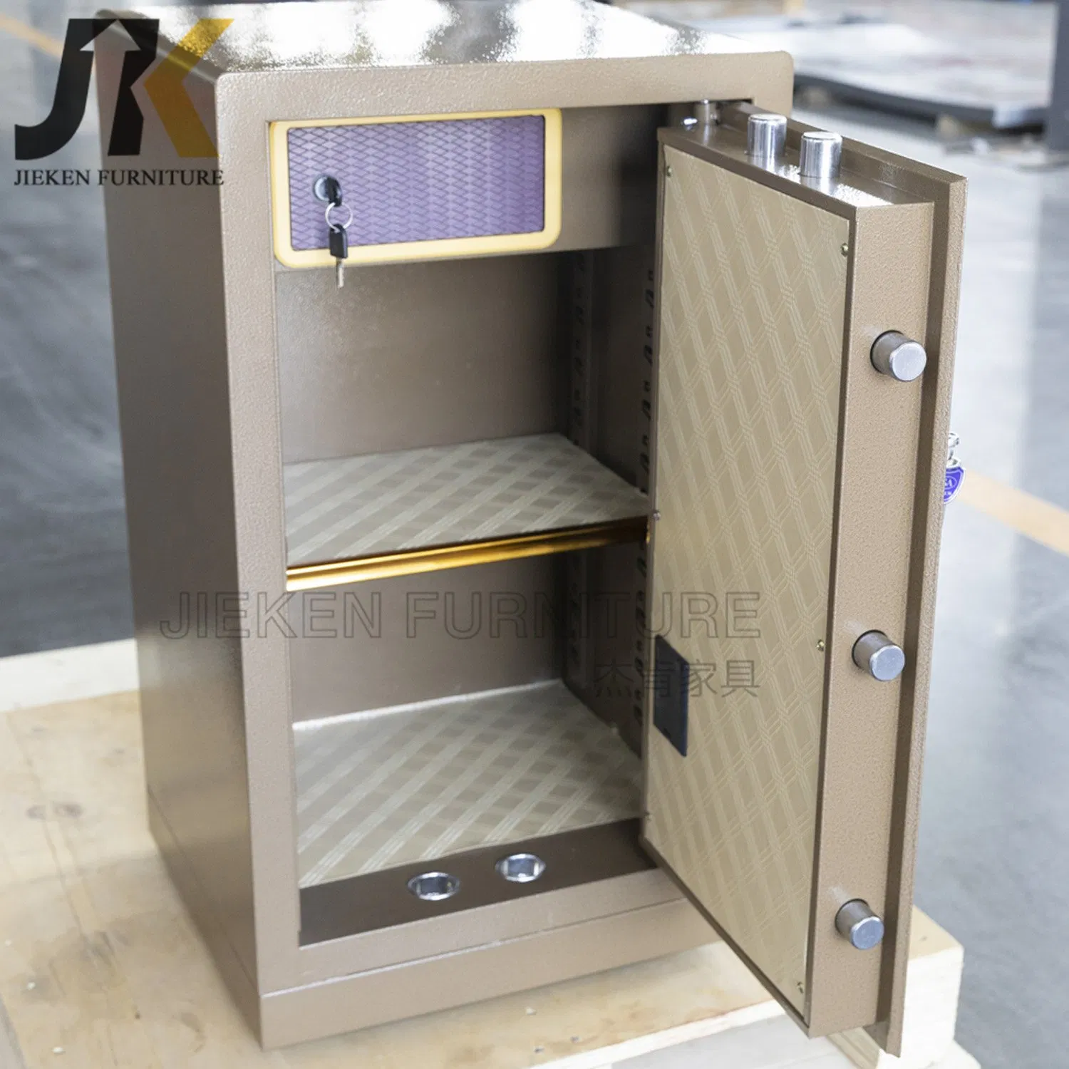 New Upgraded Electronic Password Safe Bedside Table Office Password Box All Steel Into The Wall Hidden Safe Deposit Box