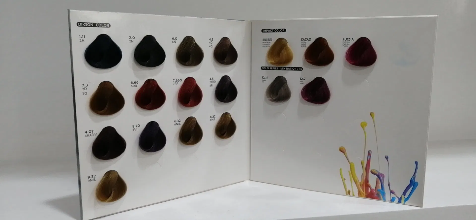 Professional Hair Colour Book Swatch Manufacturer Custom Design