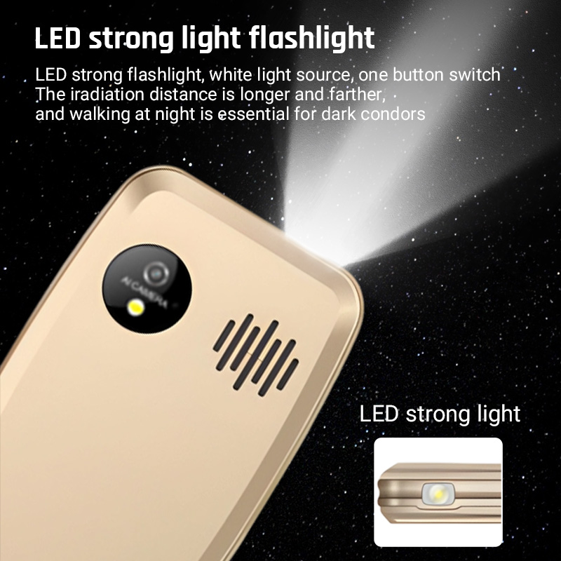 New 2.4" 2g Quad SIM Card Mtk6260A Wholesale Unlocked Basic Mobile Phone