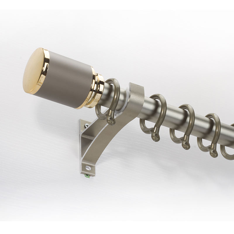 Window Good Quality Aluminum Window Accessories Curtain Poles Double and Curtain Rod Sets Curtain Poles