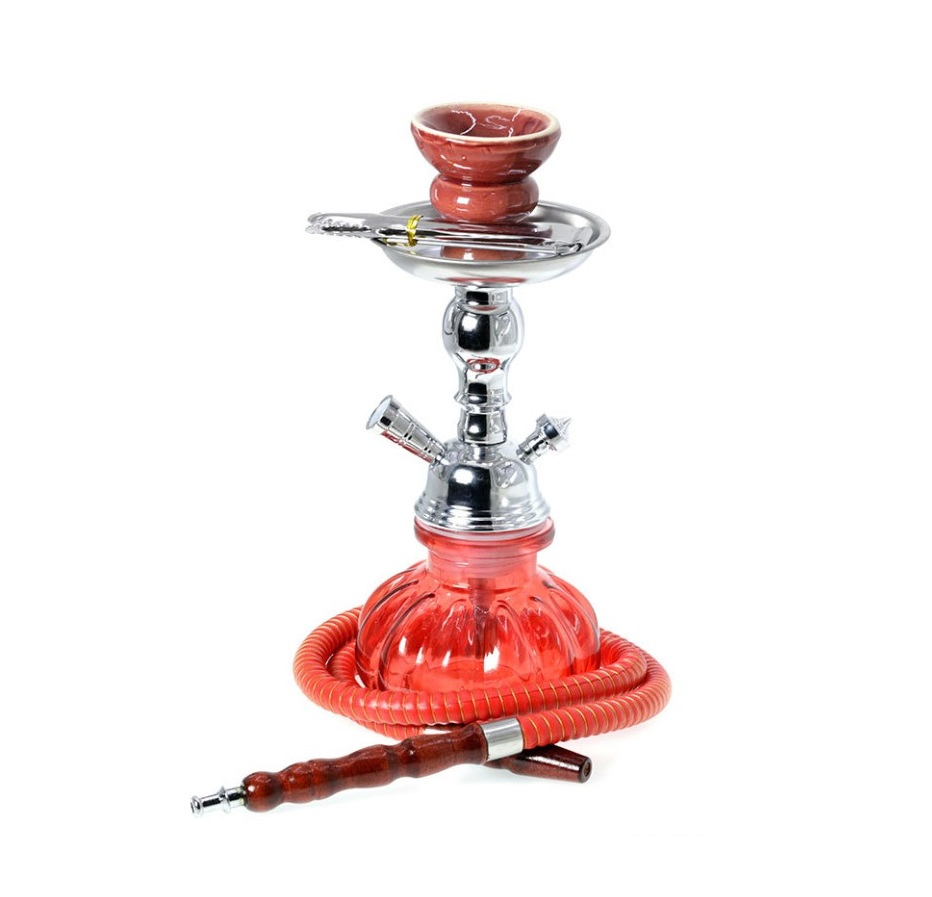 Arabic Indian Shisha Glass Water Pipe Hookah Set Single Hose Custom Classic Colorful Chicha