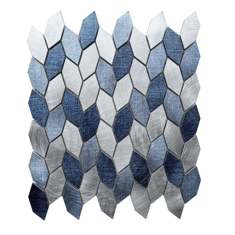 Vibrant Multi-Colored Rhombus Mosaic Tiles for Stylish Walls