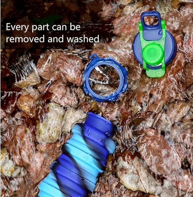 2025 New Outdoor Portable Folding Cup Sports Water Bottle