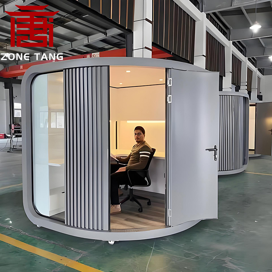 Modularity Shockproof Proof Acoustic Meeting Pods Modular Sound Isolation Room Factory Apple Cabin