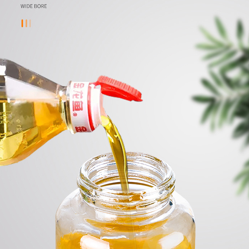 6oz 180ml Empty Oil Vinegar Bottle Cruet Glass Olive Oil Dispenser Bottle for Kitchen Cooking Oil Container