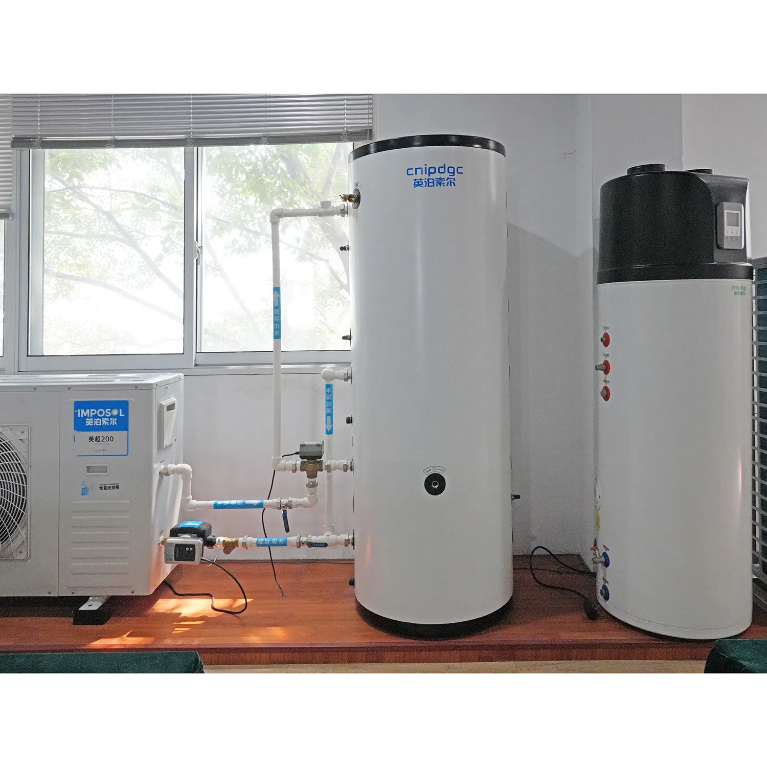 Imposol 8kw-20kw Houshold/Commercial Water Heater Heat Pumps Air Source Heat Pumps Hot Sell in India