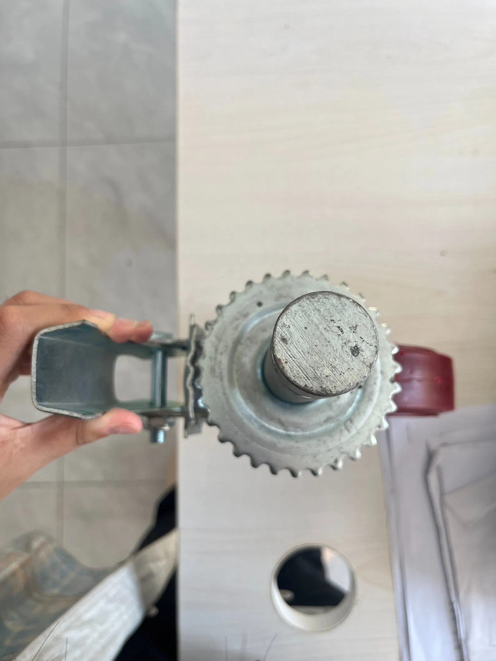 Fork Scaffolding Nylon Castor Wheels Rear Locking Scaffold Wheel