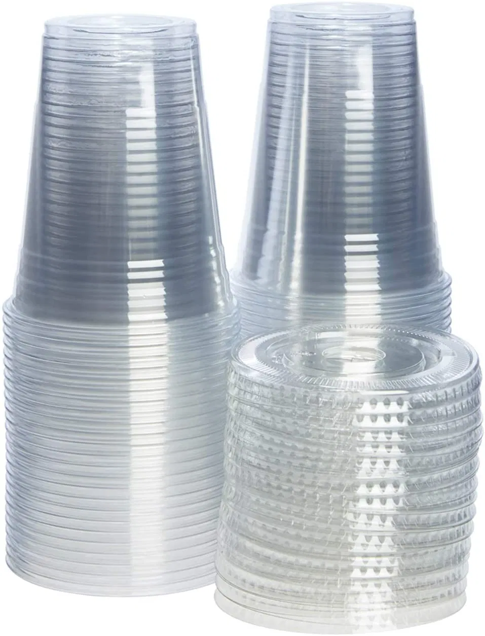 16 Oz Commercial Pet Disposable Plastic Cup with Flat Lids for Friar John Corr Fulstrength Garnheath George Dickel