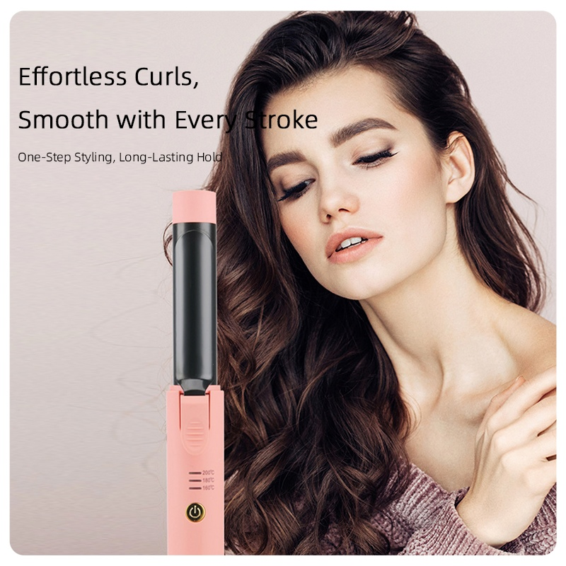 New Product 3 in 1 Hair Straightener & Curler Portable Hair Styling Kit with Comb Curling Iron and Straightener Home Use