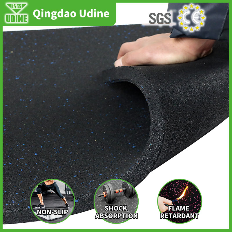 Playground Floor Outdoor Rubber Tiles Floor Mat for Sport Rubber Carpet Flooring