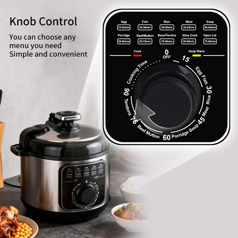 Factory Wholesale High Quality 5L 6L Digital Multi Function Electric Pressure Cooker Multicooker
