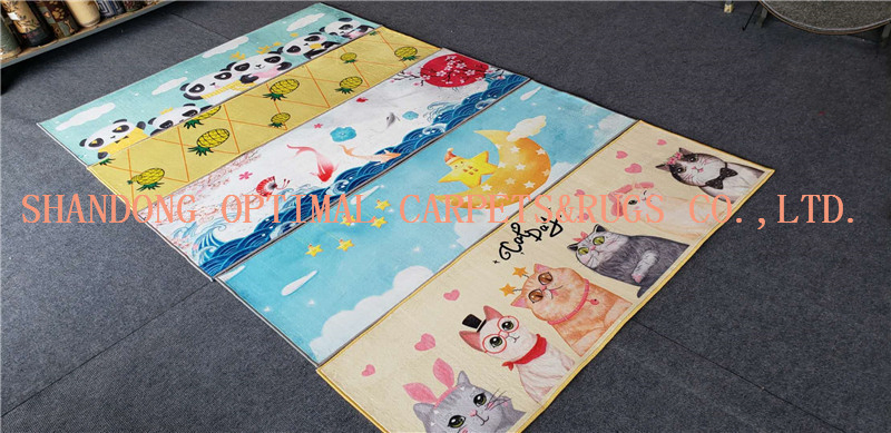 Soft New Surface Printed Floor Carpet/Living Room Mat/ Kitchen Rugs