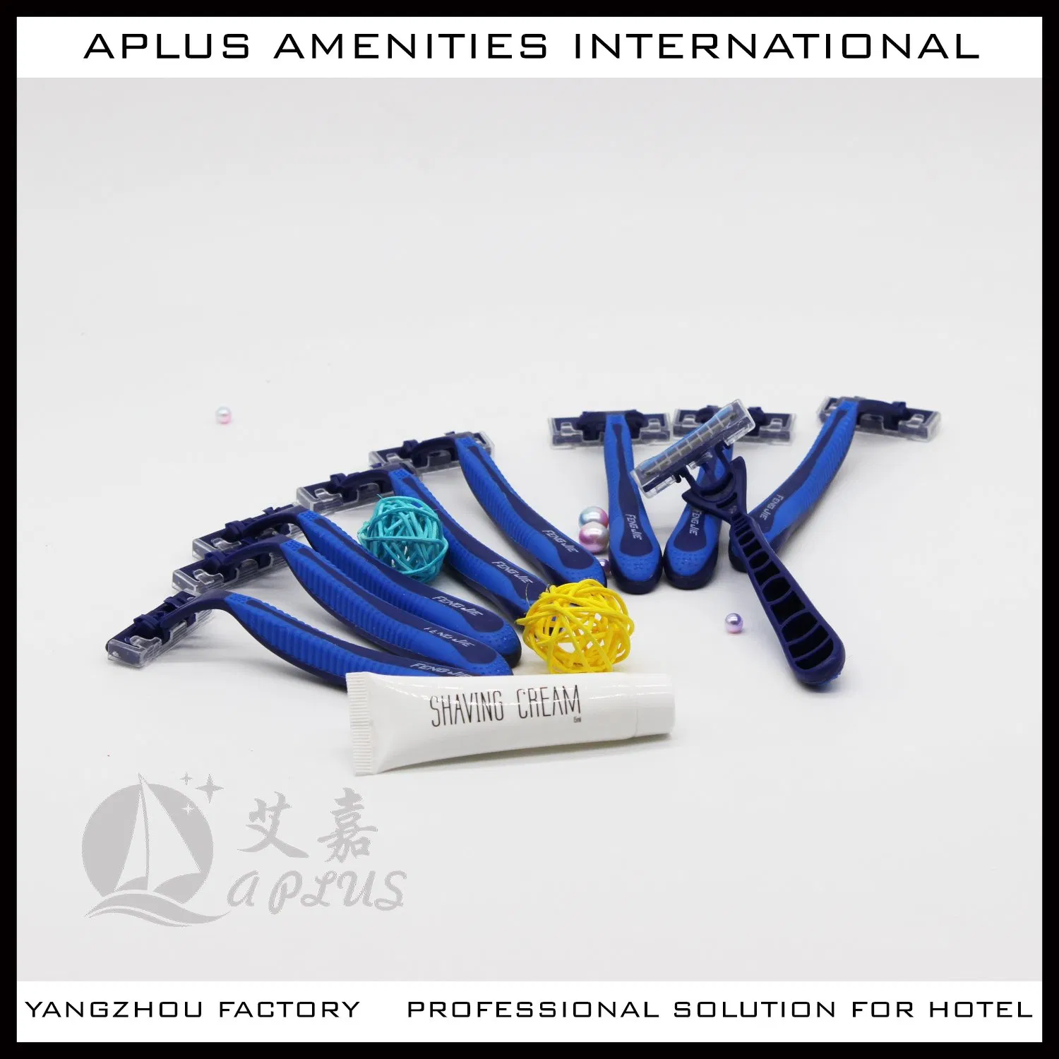 Custom Women Hotel Triple Blade Disposable Shaving Razor 06