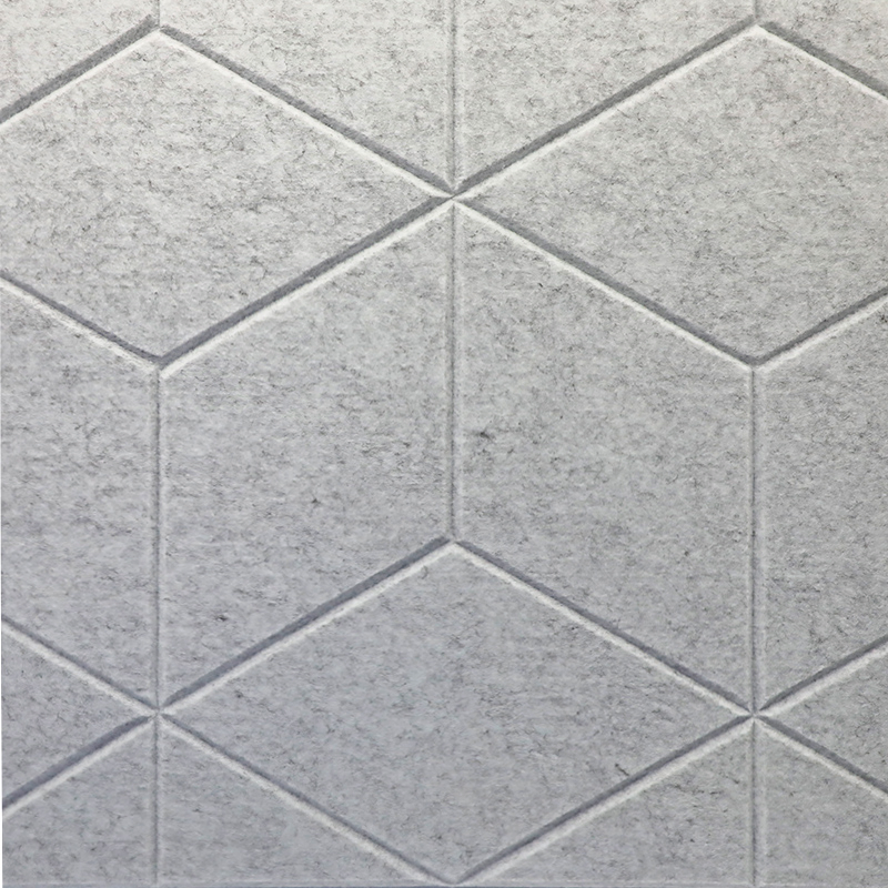 Decorative Sound Absorption Felt Composited Pet Fiber Panel Polyester Wall Sound Panel