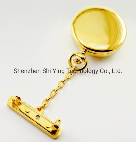 Best Medical Stainless Steel Nurses Brooch Pin Watch with Japan Movt