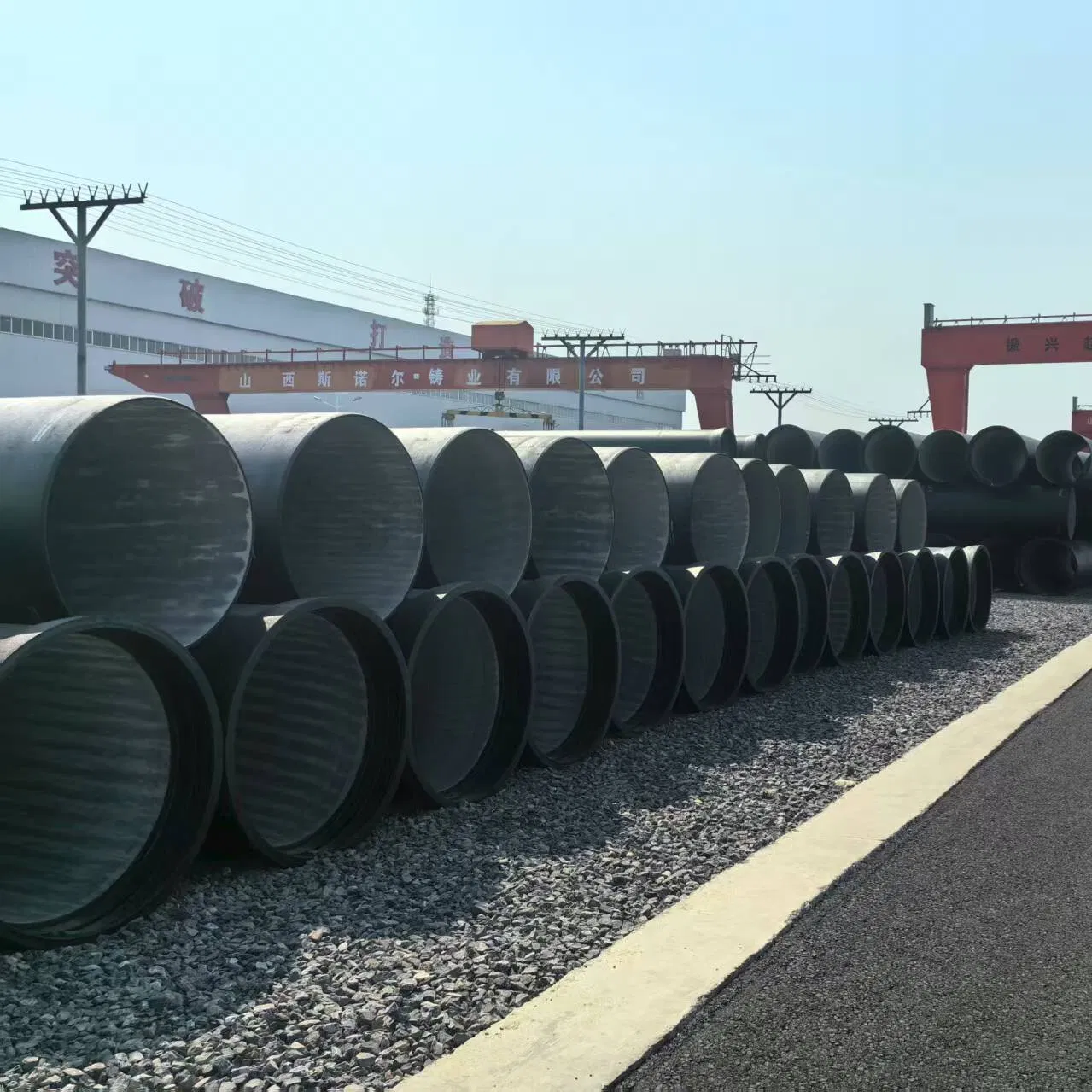 High-Tensile Strength Ductile Iron Pipe for Industrial Water Transportation