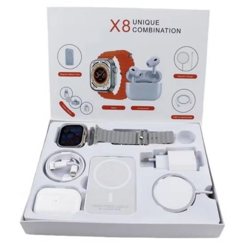 2025 X8 Ultra Smartwatch for a Gift - Worthy Device with a One - of - a - Kind Wireless Charger