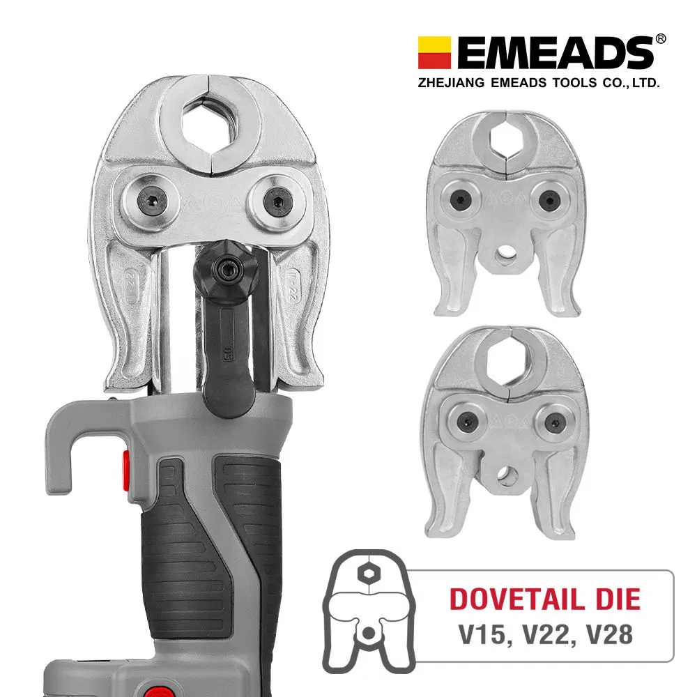 Emeads Ges-1525 Electric Copper Press Hydraulic Plumbing Tool for Battery Pipe Crimping