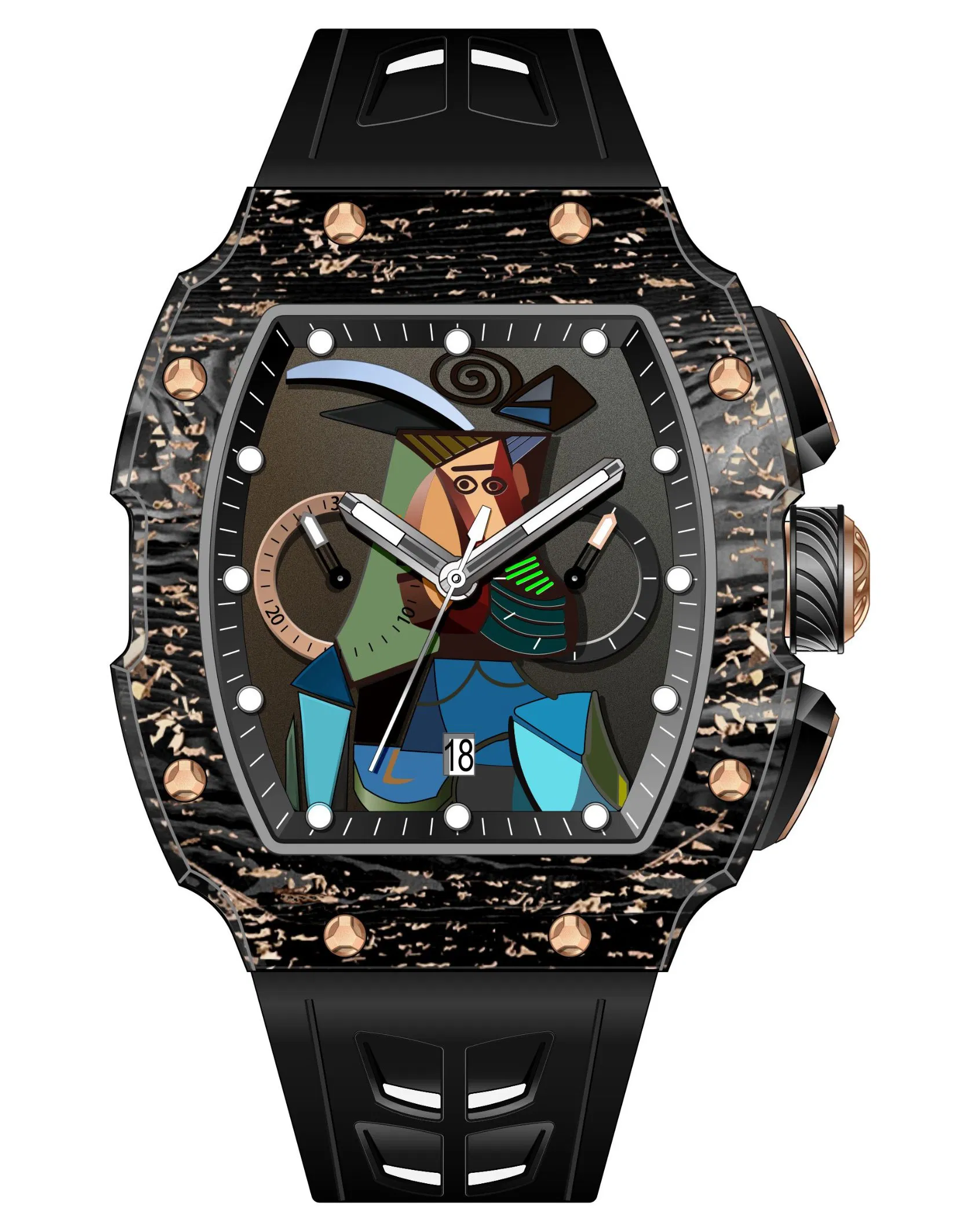 19 Year Watch Factory OEM Original Fashion Design Mechanical Wristwatch Custom Logo