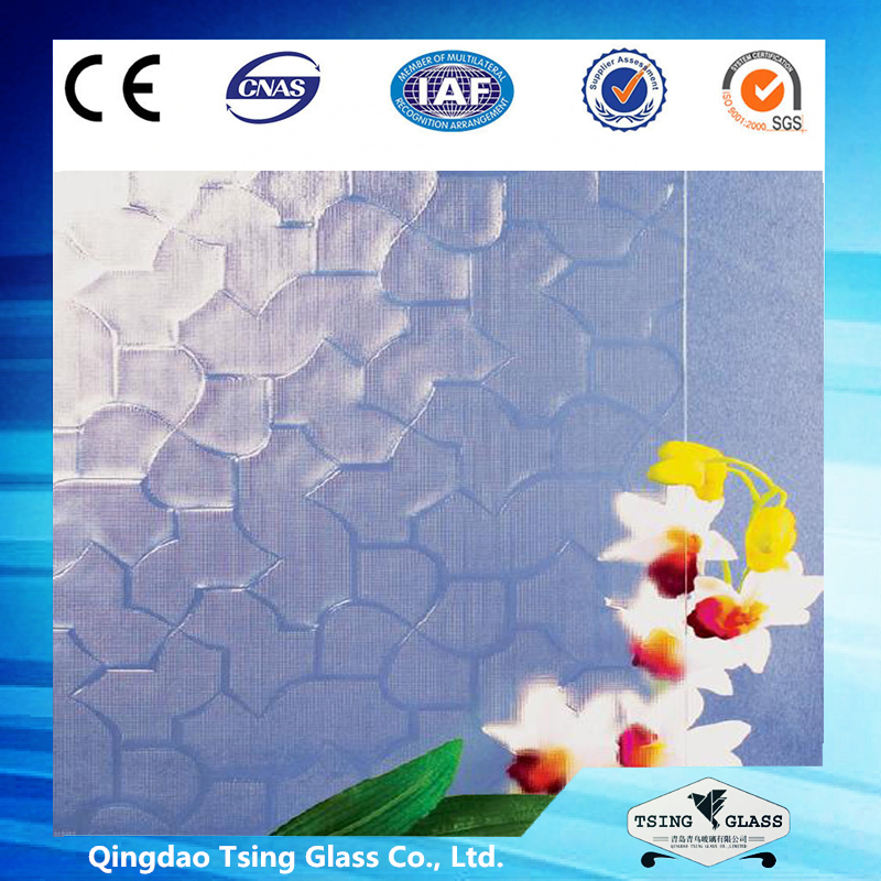 3mm 4mm 5mm 6mm Clear Patterned Glass/Decorative Glass/Building Glass